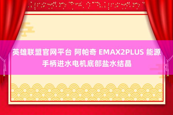 英雄联盟官网平台 阿帕奇 EMAX2PLUS 能源手柄进水电机底部盐水结晶